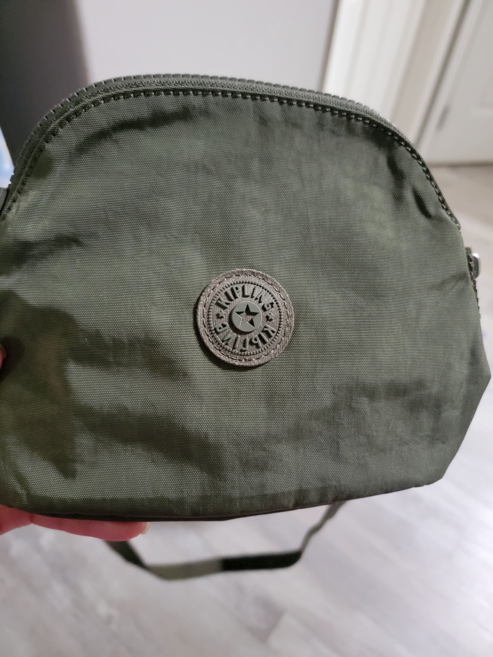Kipling Olive Green Crossbody Pouch